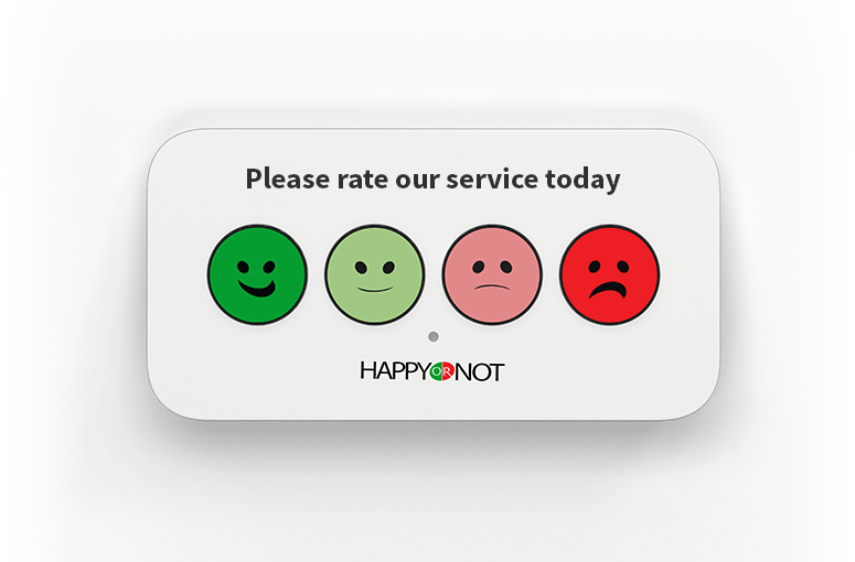 HappyOrNot Smiley Wall Terminal